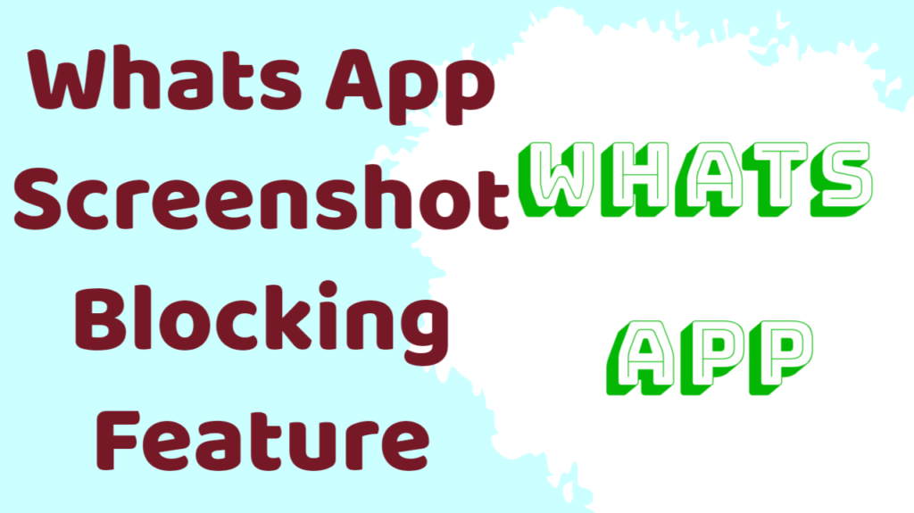 Whats App Screenshot Blocking Feature Profile Photo