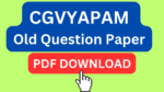 CGVYAPAM Old Question Paper