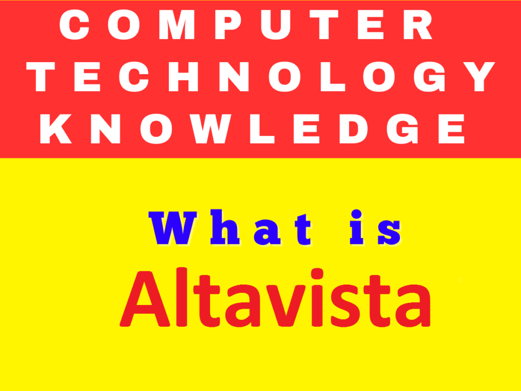 Altavista Search Engine kya Hai in Hindi